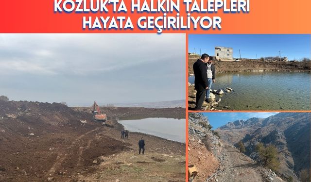 Kozluk’ta Halkın Talepleri Hayata Geçiriliyor